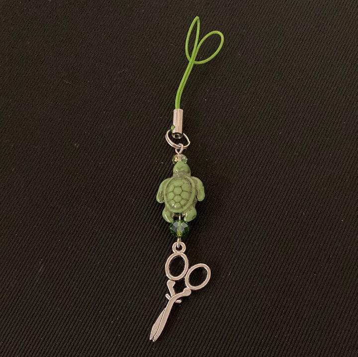 Scissor Charm - Turtle