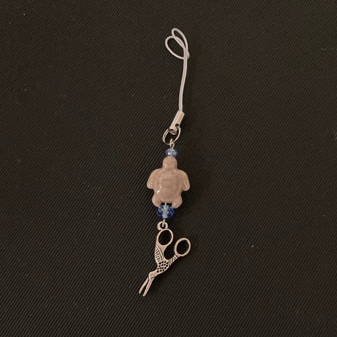 Scissor Charm - Turtle