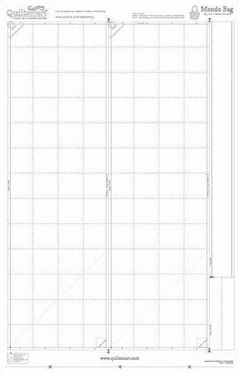 Quiltsmart Mondo Page printed fusible interfacing panel