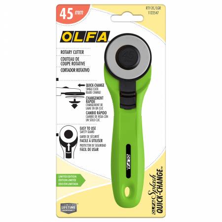 Olfa Splash Rotary Cutter - Lime Green