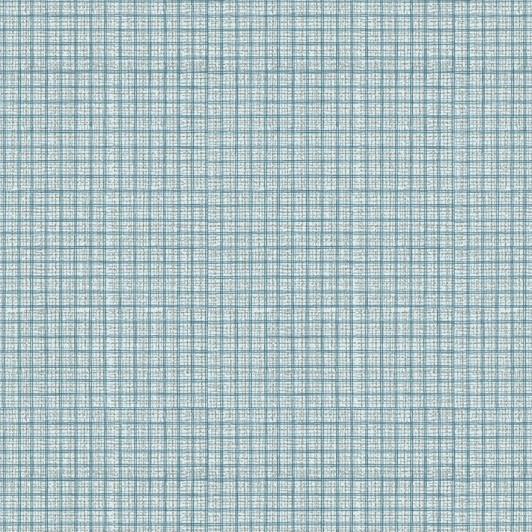 Something Borrowed, Something Blue 2 - 81510-7 - Light blue cotton fabric with brown and dark blue plaid