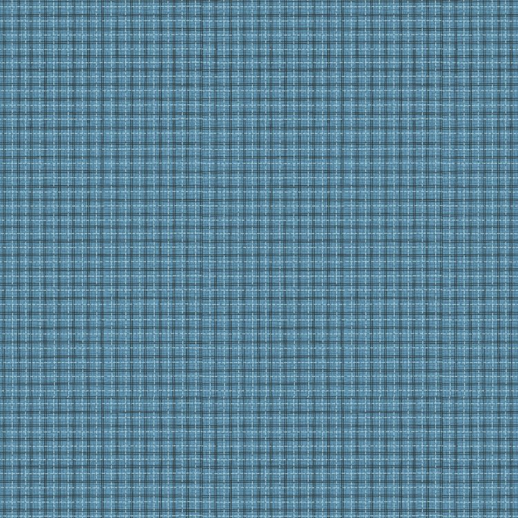 Something Borrowed, Something Blue 2 - 81510-8 - Medium Blue cotton fabric with navy blue and white plaid