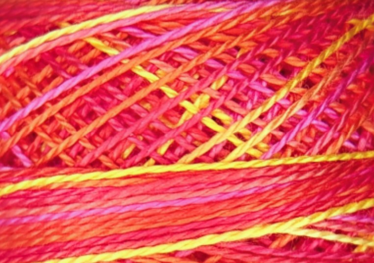 Valdani 3-strand hand-dyed floss V11 Amsterdam's Tulips