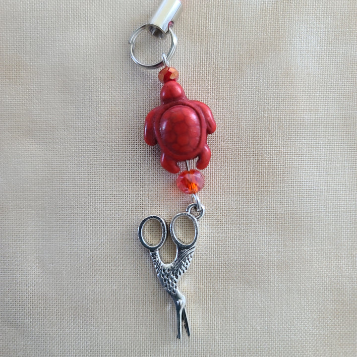 Scissor Charm - Turtle