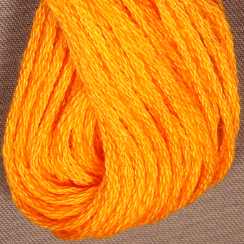 Valdani 6-Strand Floss 204 Orange Bright