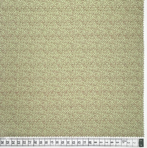 Botanicals 80990-120 - chartreuse cotton fabric with purple pin dots all over