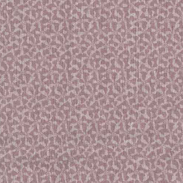 Dancing in the Blossom 31880-80 - mauve cotton fabric with geometric tone-on-tone design