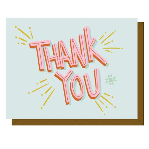 Quilty Thank you Notecard