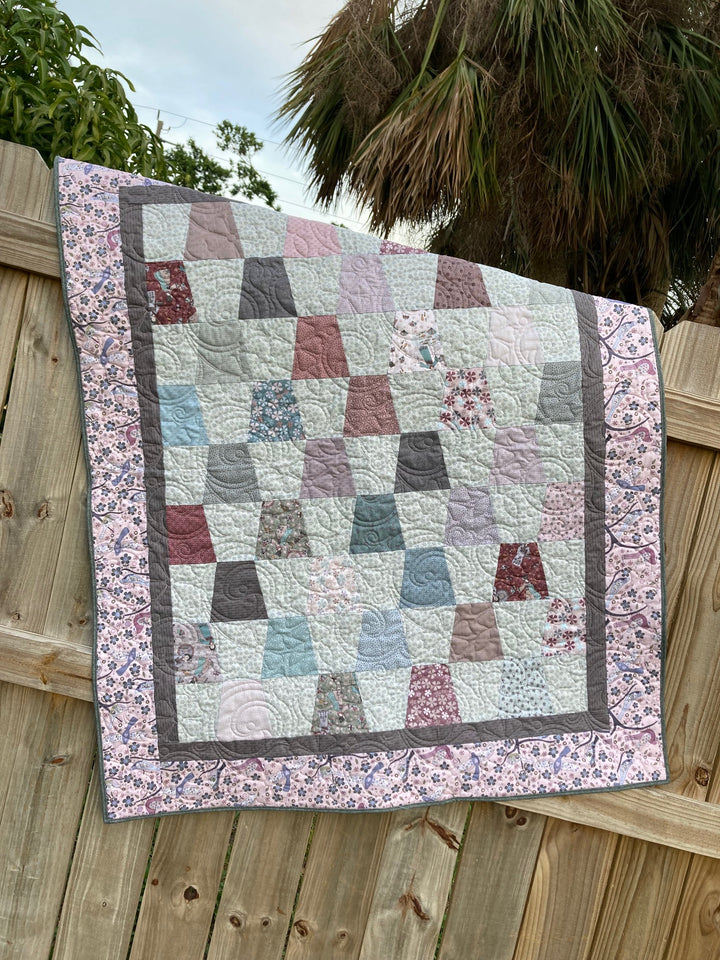 Tumbled Dancing in the Blossom Quilt 