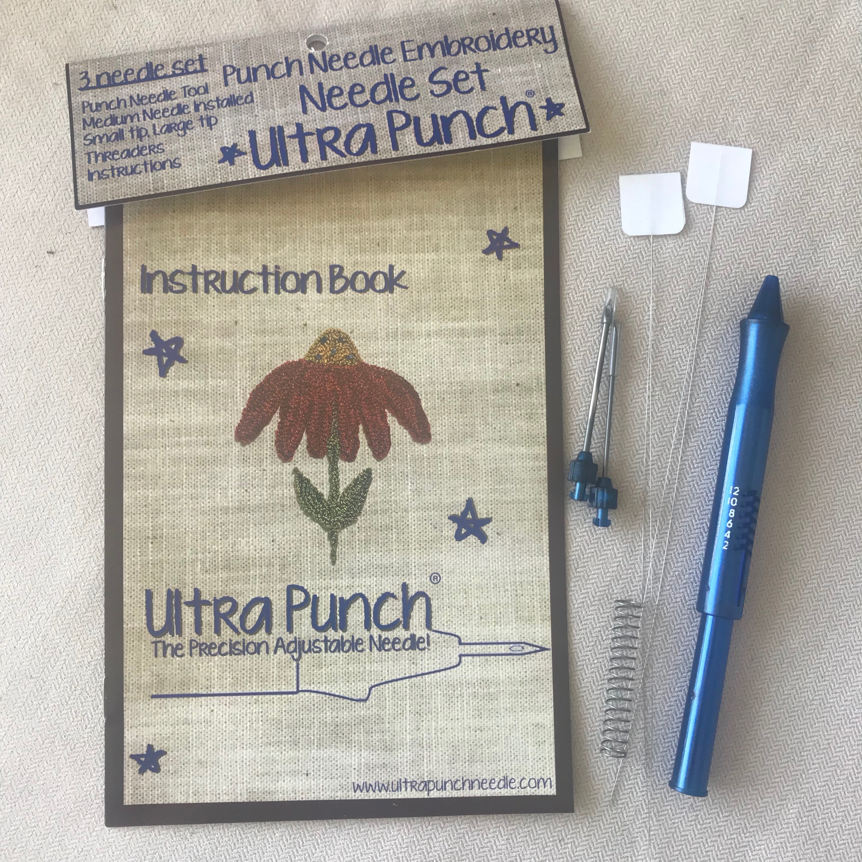  Ultra Punch Needle 3 Needle Set : Arts, Crafts & Sewing