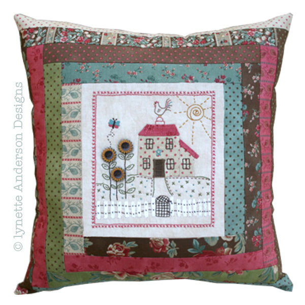 Nora's Garden Pillow by Lynette Anderson