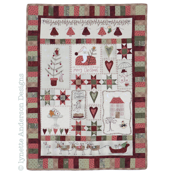 Christmas Fun Quilt by Lynette Anderson