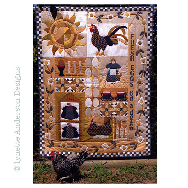 Eggs for Breakfast Quilt by Lynette Anderson