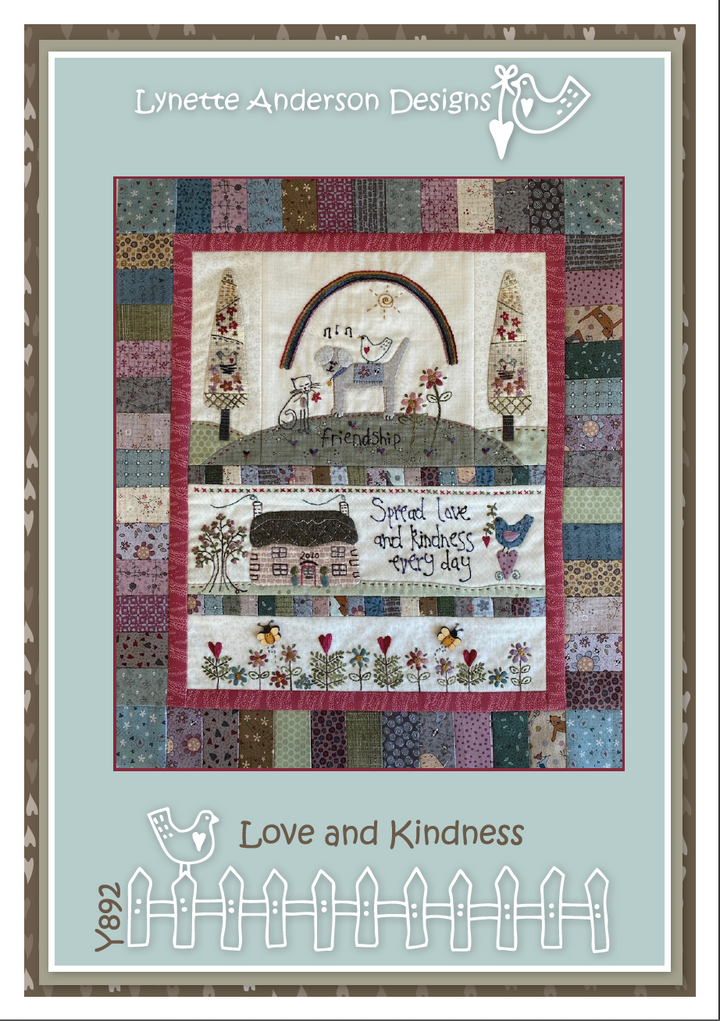 Love and Kindness Quilt by Lynette Anderson Pattern Front