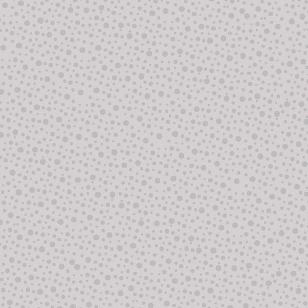 Bedrock Basics - Spot Grey - 80430-8 - 1/3 yd remnant - light gray cotton fabric with spots scattered over