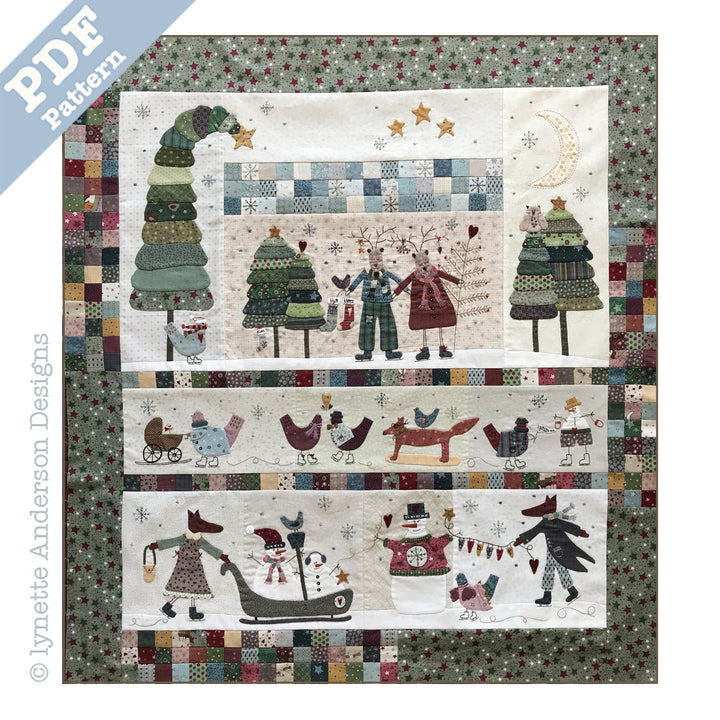 Winter Playground Quilt by Lynette Anderson