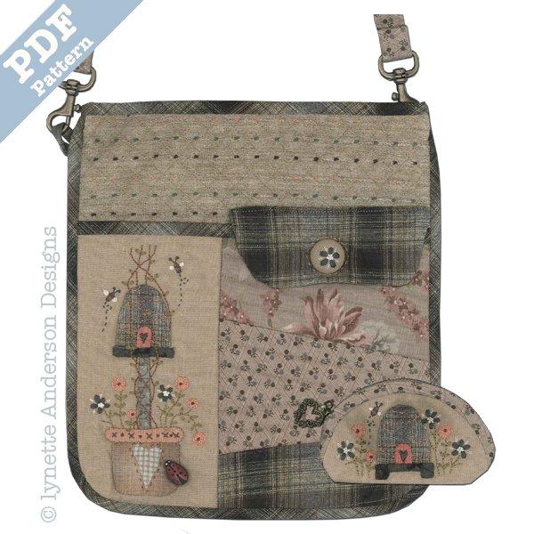 Beehive Bag and Coin Purse by Lynette Anderson