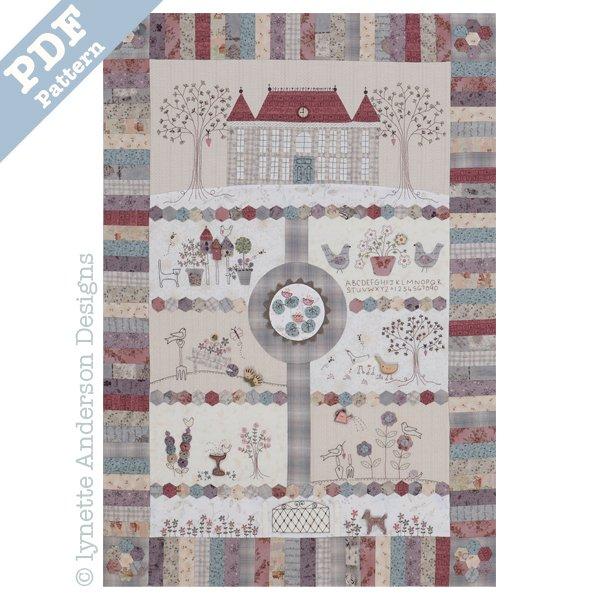 Chateau Hexagon Wall Hanging by Lynette Anderson