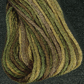 Valdani 6-Strand Floss P2 Olive Green