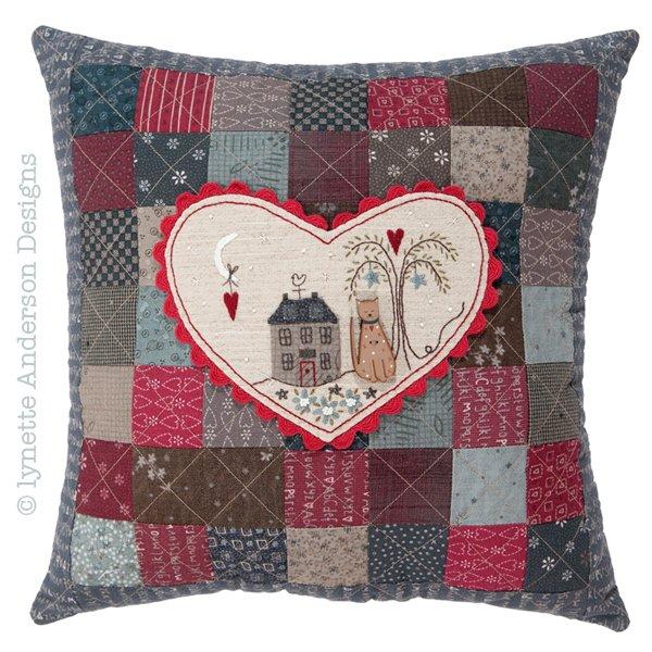 Heart and Home Pillow by Lynette Anderson