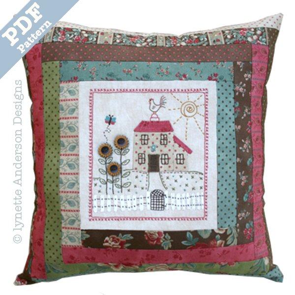 Nora's Garden Pillow by Lynette Anderson