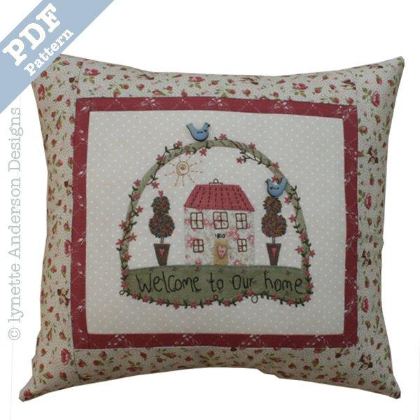 Our Home Pillow by Lynette Anderson