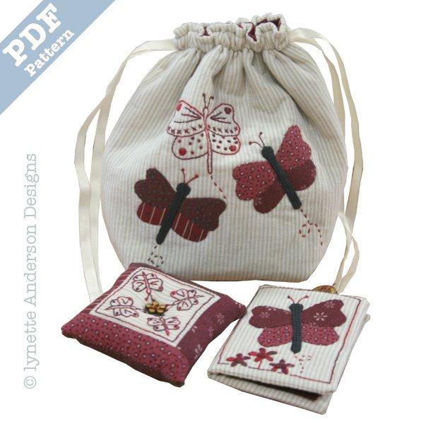 Butterfly Sewing Set by Lynette Anderson