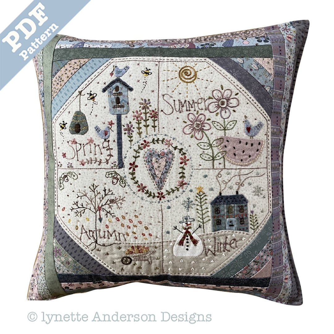 All Seasons Pillow by Lynette Anderson