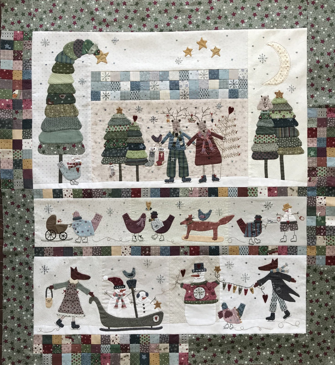 Winter Playground Quilt by Lynette Anderson