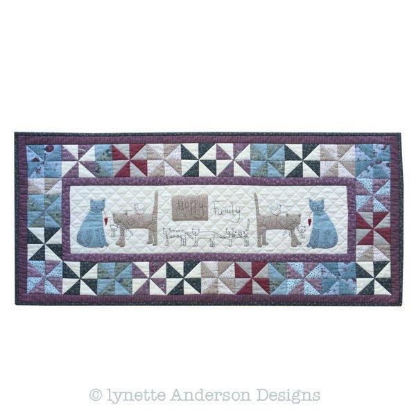 Happy Family Tablerunner by Lynette Anderson