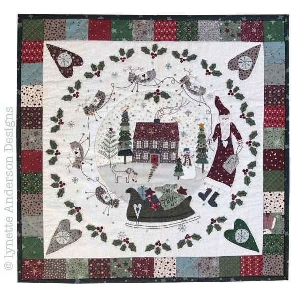 Hollyberry House Quilt by Lynette Anderson